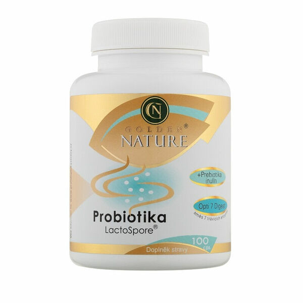 Golden Nature Probiotika + Prebiotika + Trávicí enzymy Opti7digest 100 kapslí porovnat ceny