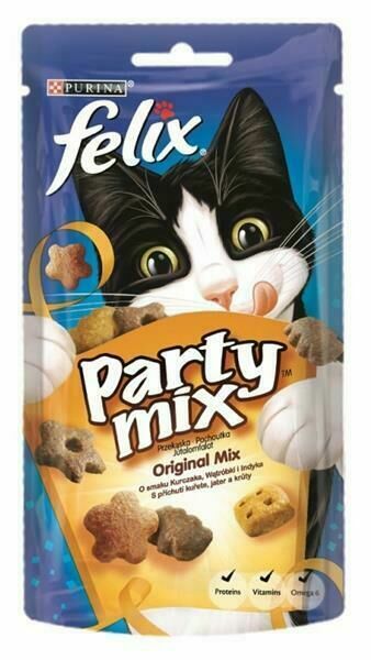 Felix Pamlsky pro kočky - Party mix - Original mix 60g porovnat ceny
