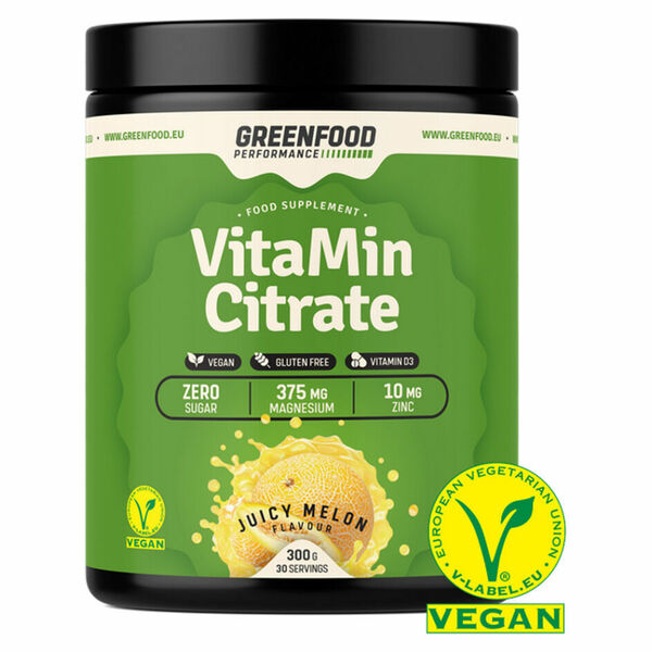 GREENFOOD NUTRITION Performance VitaMin citrate šťavnatý meloun 300 g porovnat ceny
