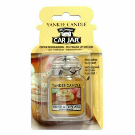 YANKEE CANDLE Luxusní visačka do auta Vanilla Cupcake 1 ks porovnat ceny