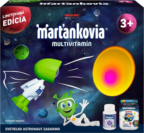 WALMARK Marťánci Multivitamin limitovaná edice s dárkem, 30 + 50 tablety porovnat ceny