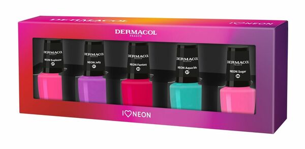 Dermacol Sada neonových laků na nehty 2022 5x5 ml porovnat ceny