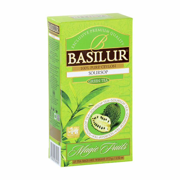 BASILUR Magic Green Soursop zelený čaj 25 sáčků porovnat ceny