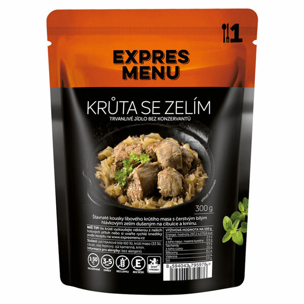 EXPRES MENU Krůta se zelím 1 porce porovnat ceny