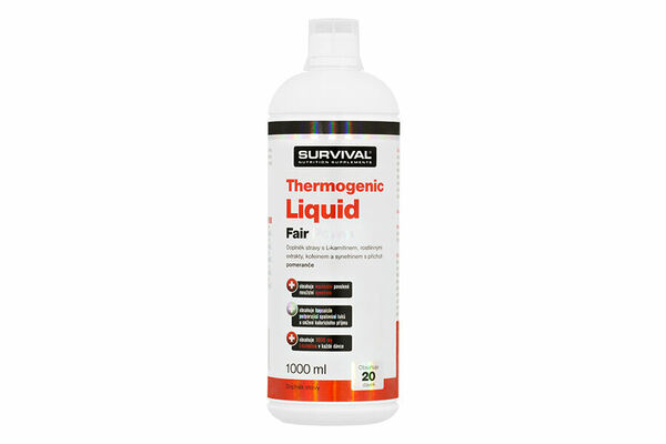 Survival Nutrition Thermogenic Liquid Fair Power pomeranč 1000 ml porovnat ceny