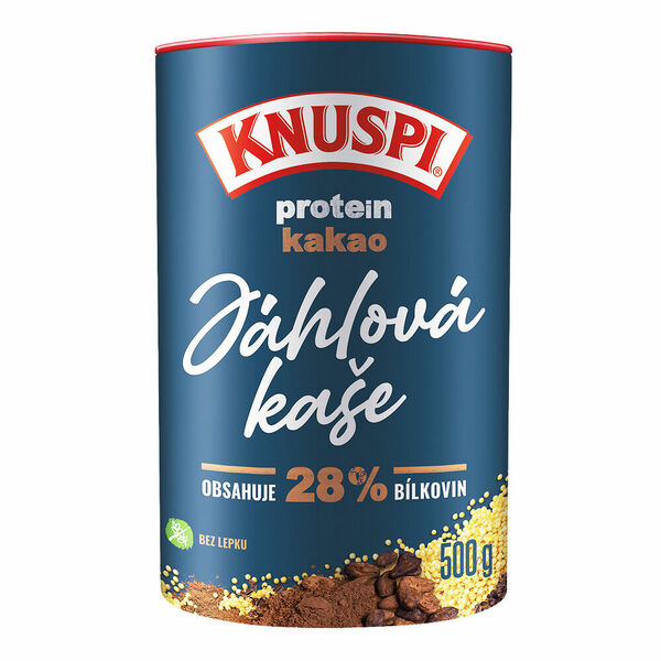 KNUSPI Classic jáhlová kaše protein kakao 500 g porovnat ceny