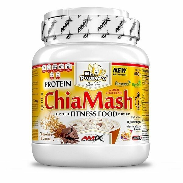 Amix Mr.Popper´s Protein ChiaMash, čokoláda, 600g porovnat ceny