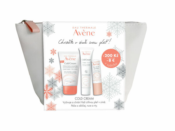 Avene Cold Cream XMAS 3 ks + taštička porovnat ceny