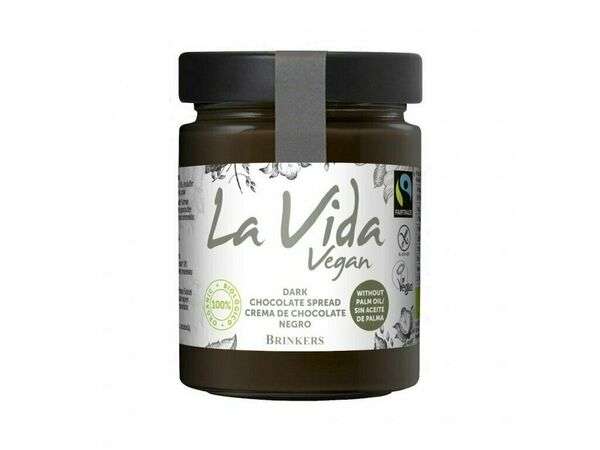 La Vida Vegan Dark Chocolate, bio hořká čoko pomazánka, 270g porovnat ceny