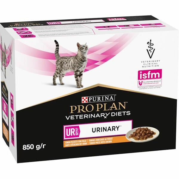 PURINA PRO PLAN Vet Diets UR St/Ox Urinary Chicken kapsička pro kočky 10x85 g porovnat ceny
