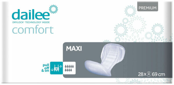Dailee Vložné pleny Comfort Premium Maxi 28ks porovnat ceny