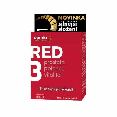 CEMIO RED3 30 kapslí porovnání ceny