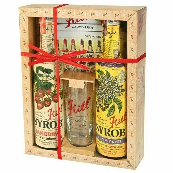 Kitl Kazeta Se Skleničkou Jahoda+bez 2x500ml porovnat ceny