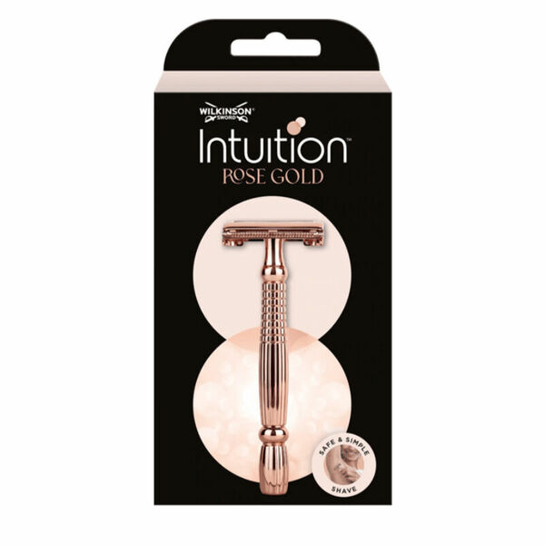 Wilkinson Intuition Double Edge Rose Gold Razor Dámský kovový strojek Classic + žiletky 10 ks porovnat ceny