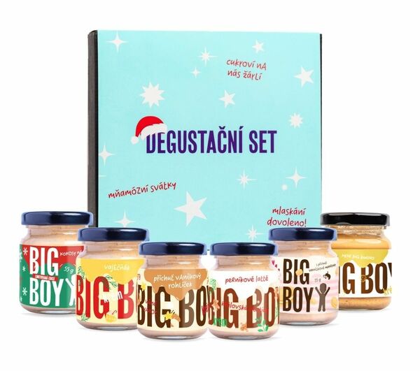 BIG BOY Degustační set Vánoce 2024 6x55 g porovnat ceny