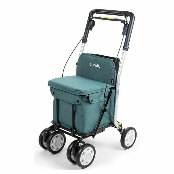 CARLETT Senior comfort nákupní taška na kolečkách modrozelená 29l porovnat ceny