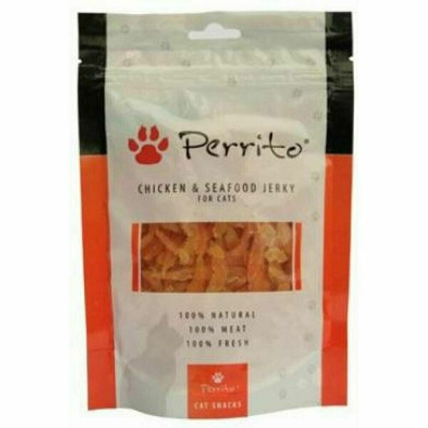 Perrito Chicken&Seafood jerky pro kočky 100 g porovnat ceny