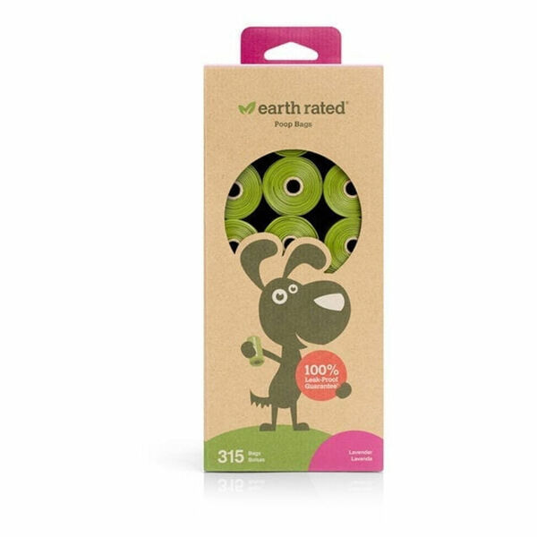 EARTH RATED Sáčky na psí exkrementy s vůní levandule 21 rolí po 15 sáčcích porovnat ceny