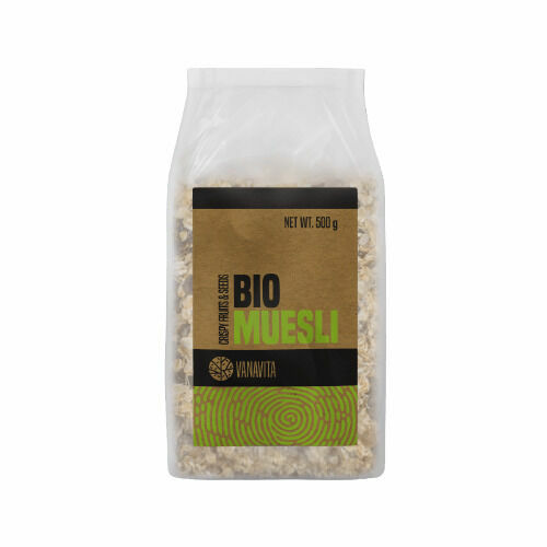 VanaVita Bio Musli crispy fruits&seeds 500g porovnat ceny