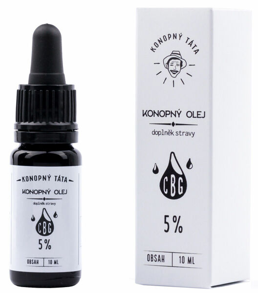 Konopný Táta CBG Konopný olej 5% 10ml porovnat ceny