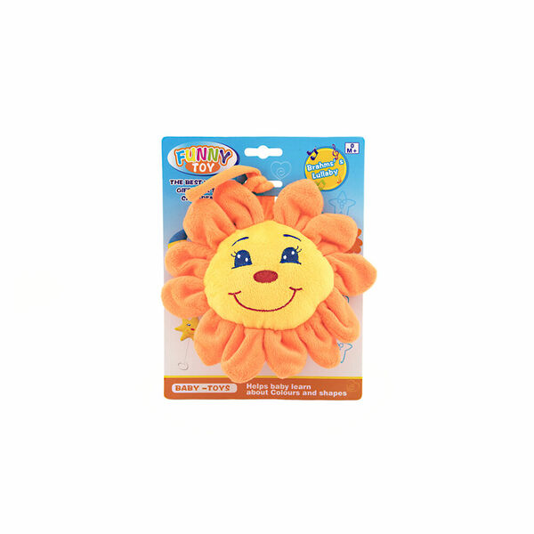 TEDDIES Hrající strojek natahovací plyš sluníčko 20 cm porovnat ceny