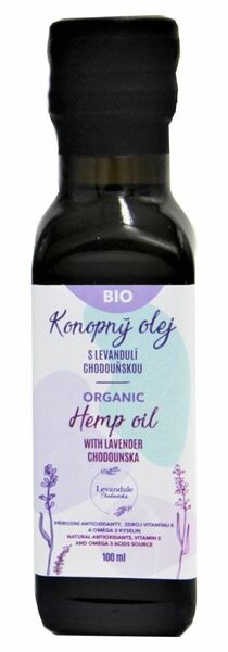 BIO Levandule Chodouňská BIO RAW konopný olej 100 ml porovnat ceny