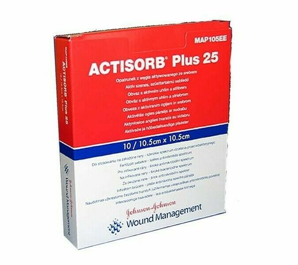 Actisorb Plus 10.5x10.5cm 10ks porovnat ceny