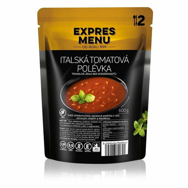 EXPRES MENU Italská tomatová polévka bez lepku 2 porce porovnat ceny