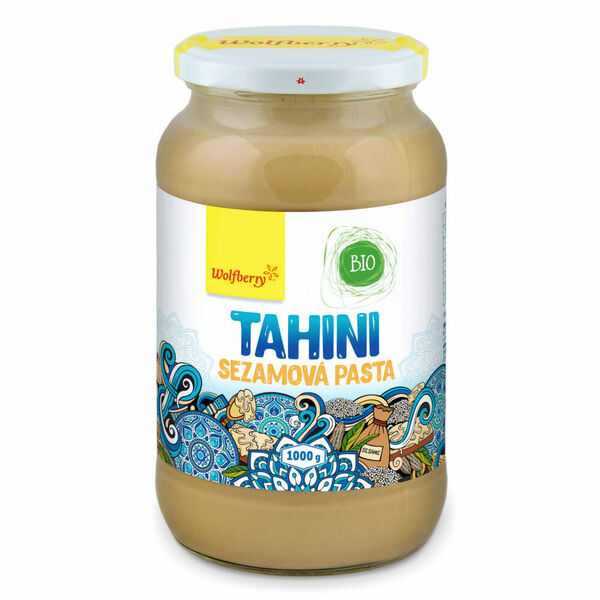 WOLFBERRY Tahini sezamová pasta 1000 g BIO porovnat ceny