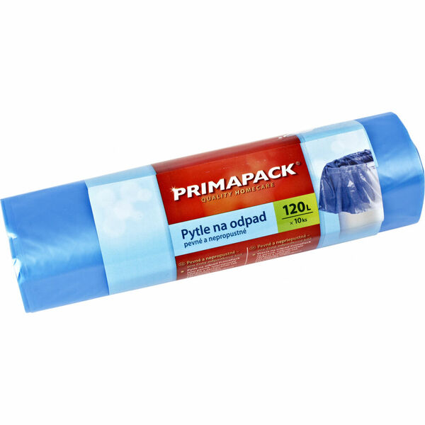 Primapack Pytle na odpad, 15,5 µ, 110 × 70 cm, 120 l, 10ks porovnat ceny