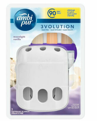 Ambi Pur  AmbiPur 3vol strojek + Moonlight Vanilla osvěžovač vzduchu 20ml porovnat ceny