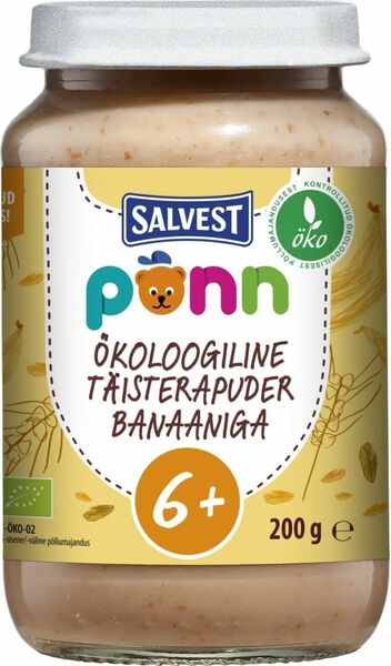 Salvest Põnn BIO Banán s ovesnými vločkami 200g porovnat ceny