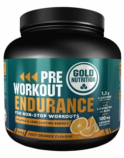 GoldNutrition Pre-Workout Endurance pomeranč 300g porovnat ceny