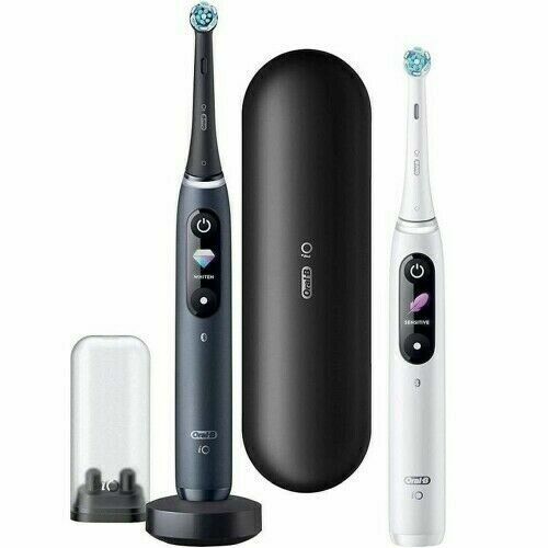 Oral-B iO 8 Duo Black Onyx & White Alabaster magnetické zubní kartáčky porovnat ceny
