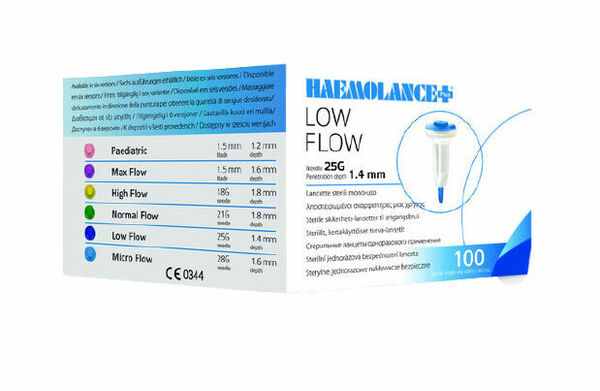 HAEMOLANCE PLUS Lanceta Low Flow 100ks porovnat ceny
