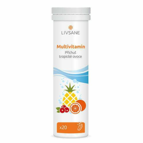 LIVSANE Šumivé tablety Multivitamin 20ks porovnat ceny