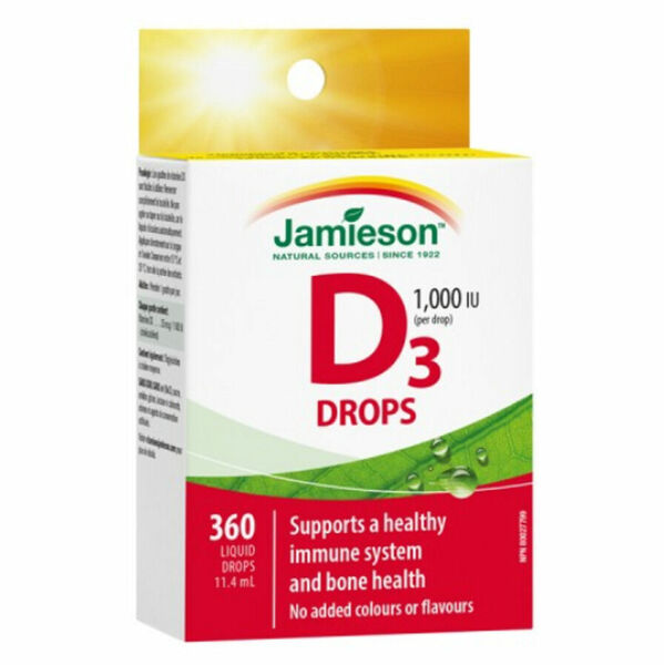 JAMIESON Vitamin D3 1000 IU kapky 11,4 ml porovnat ceny