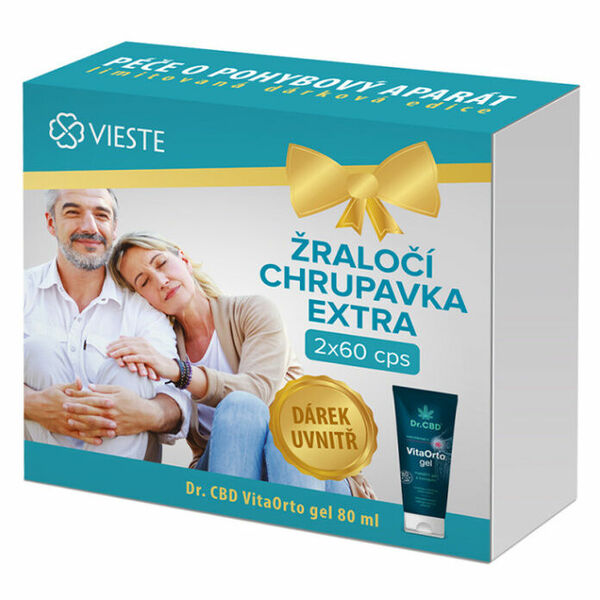 VIESTE Žraločí chrupavka 2 x 60 kapslí + DÁREK porovnat ceny
