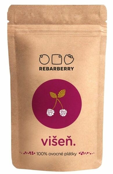 REBARBERRY Chytré ovoce 100% ovocné plátky višeň 50g porovnat ceny