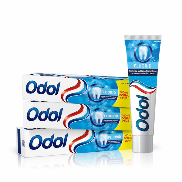 ODOL Zubní pasta Fluorid 3 x 100 ml porovnat ceny