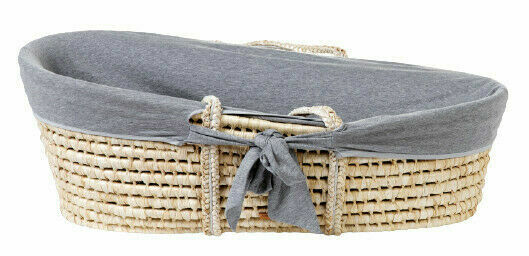 Childhome Košík pro miminko Natural + matrace + potah Jersey Grey porovnat ceny