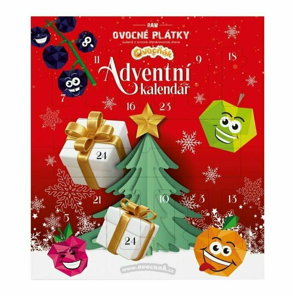 Ovocňák adventní kalendář mix 24x 10g porovnat ceny