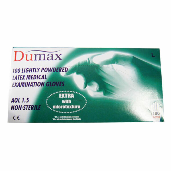 Rukavice DUMAX latexové nesterilní L 100ks pudr porovnat ceny