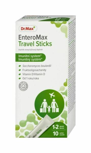 Dr. Max EnteroMax Travel Sticks 10 sáčků porovnání ceny