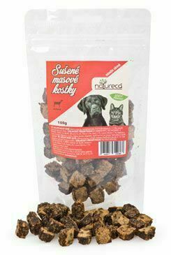 Natureca Pochoutka Masové Kostky Jehně, 100%maso 150g porovnat ceny