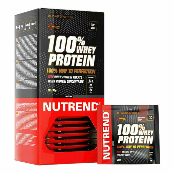 Nutrend 100% Whey protein čokoláda+kakao 20x30g porovnat ceny