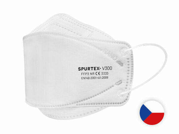 SPURTEX® Nanorespirátor V300 FFP3 NR velikost M 3ks porovnat ceny