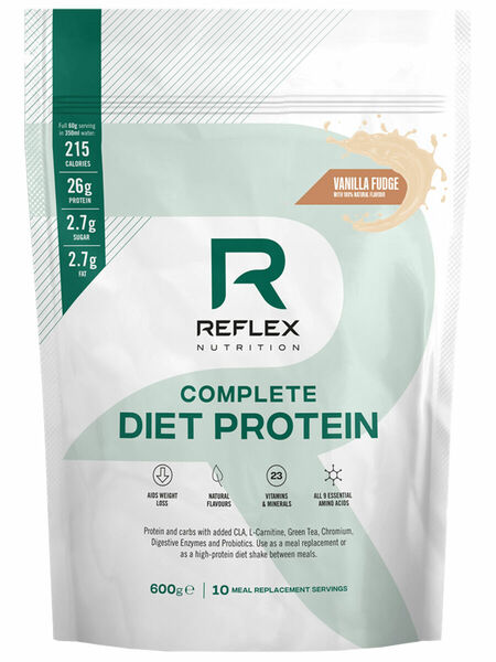 Reflex Nutrition Complete Diet Protein 600g vanilla fudge porovnat ceny