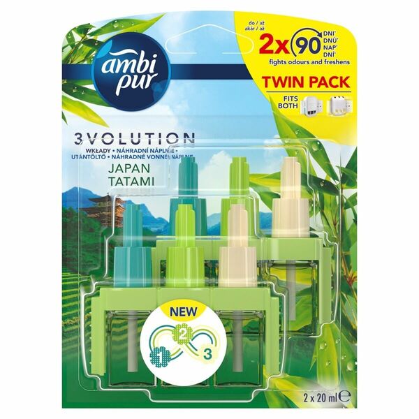 Ambi Pur 3volution Japan Tatami náhradní náplň 2x20 ml porovnat ceny