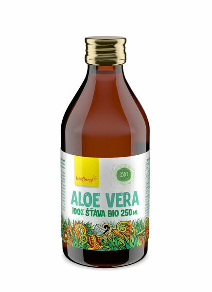 Wolfberry Aloe vera gel 100% BIO šťáva 250 ml porovnat ceny